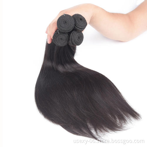 Usexy Raw Hair Vendors Cheap Human Hair Extension 8A Grade Brazilian Human Hair Weave Bundles